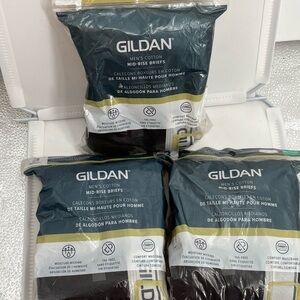 Gildan mens mid rise briefs 3 pack xl‎ new